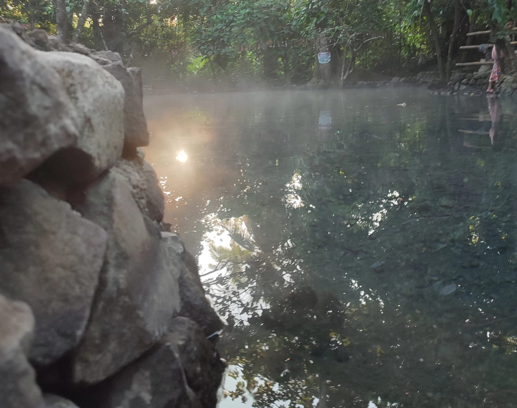 Camp Silva natural hot spring in Laguna